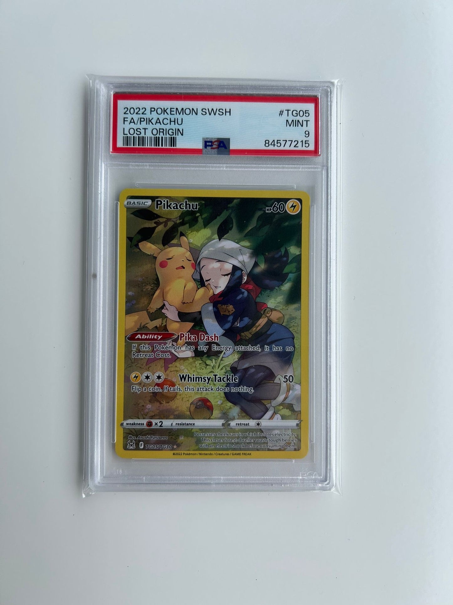 FA/Pikachu #TG05 Psa 9 - VTK TCG