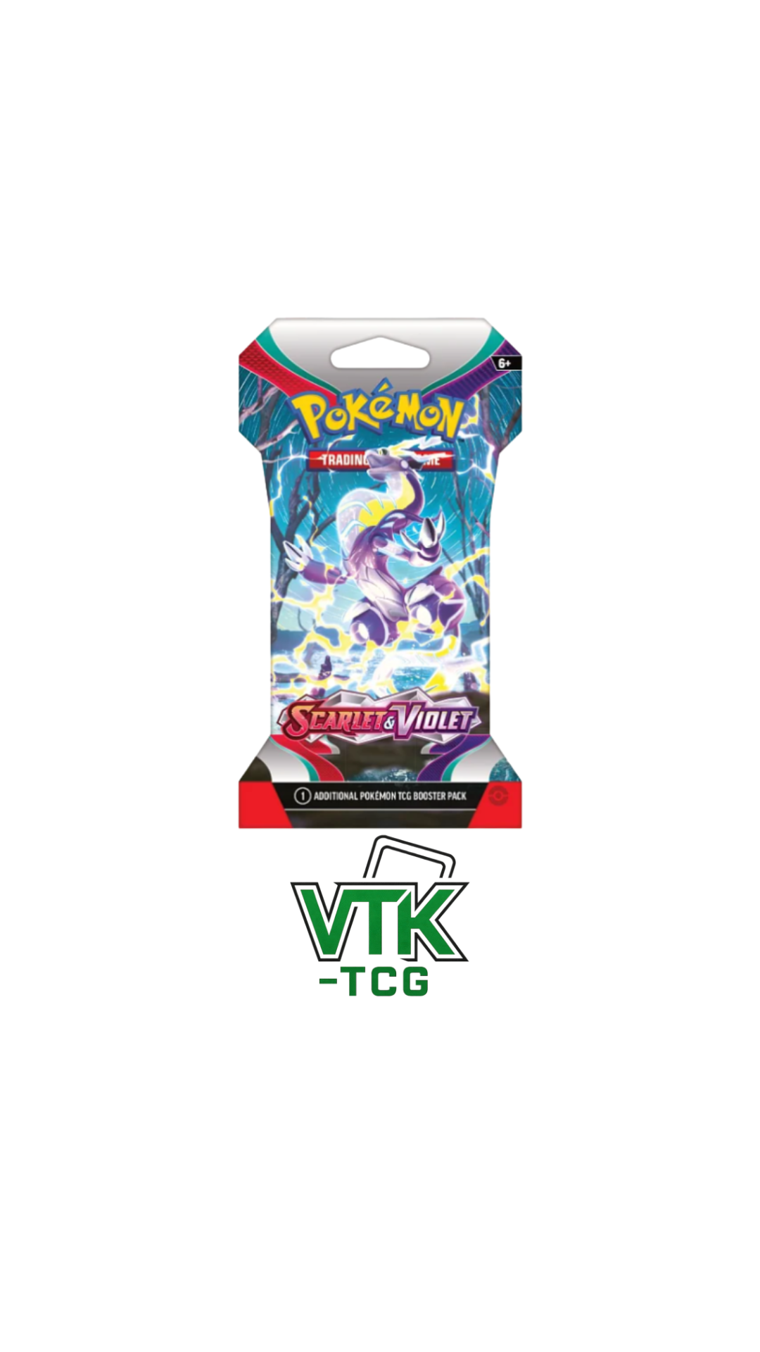 Scarlet & Violet Base Booster pack (sleeved) - VTK TCG