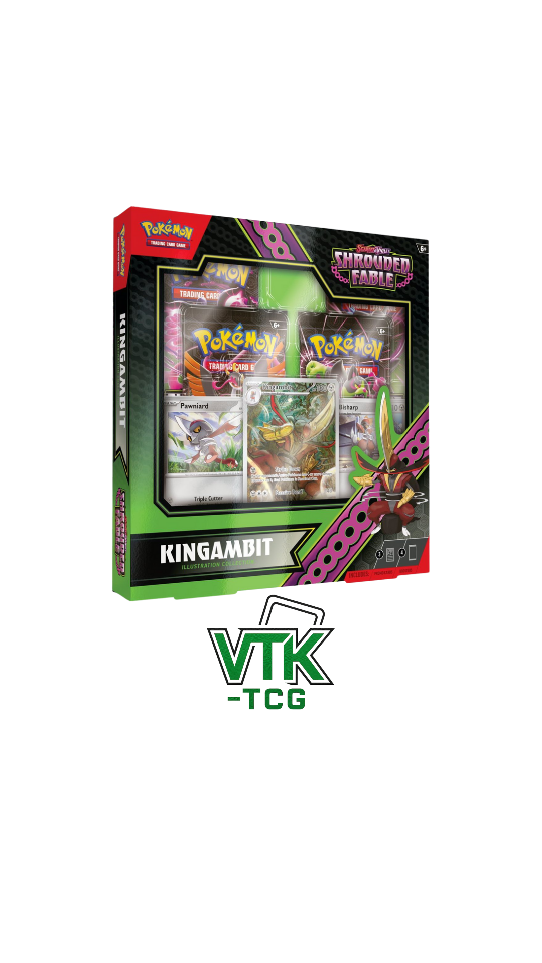 Shrouded Fable Illustration Collection (Kingambit) - VTK TCG