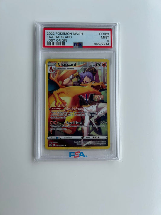 FA/Charizard V #260 Psa 9 - VTK TCG