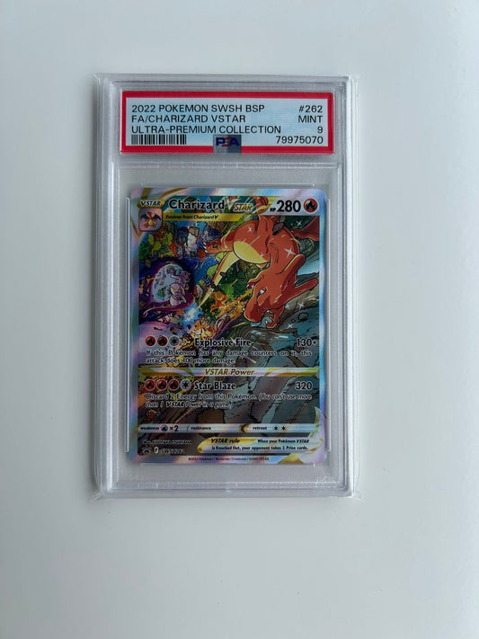 FA/Charizard Vstar #262 Psa 9 - VTK TCG