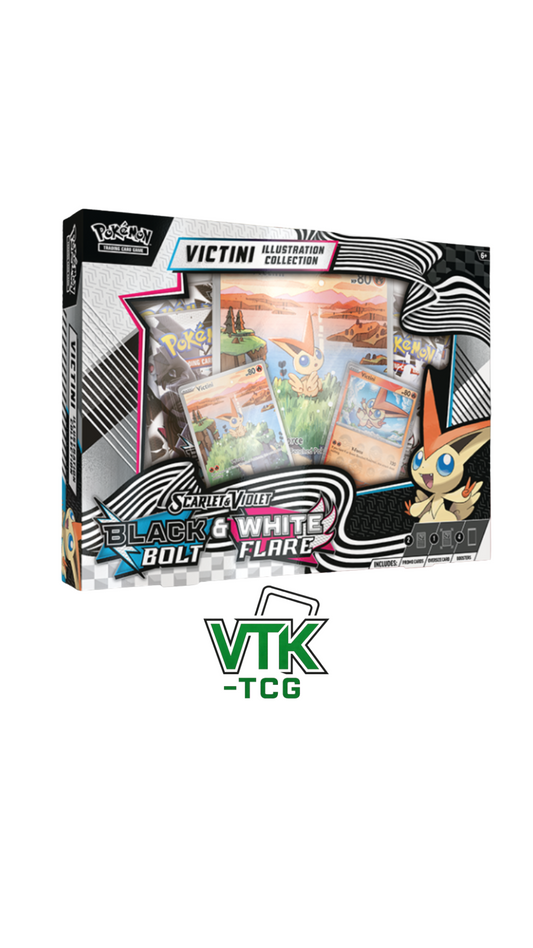 Black Bolt & White Flare Illustration Collection (Victini) - VTK TCG